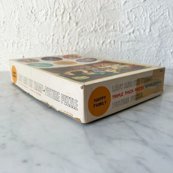 Vintage 1950s Lady and the Tramp Kids Puzzle 60+ Pieces Jaymar - Complete - Picture 6 of 7